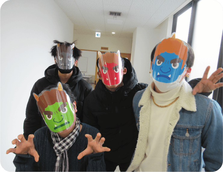 節分イベント 基礎2 実習開始